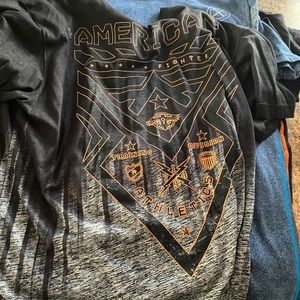 American fighter men’s shirt